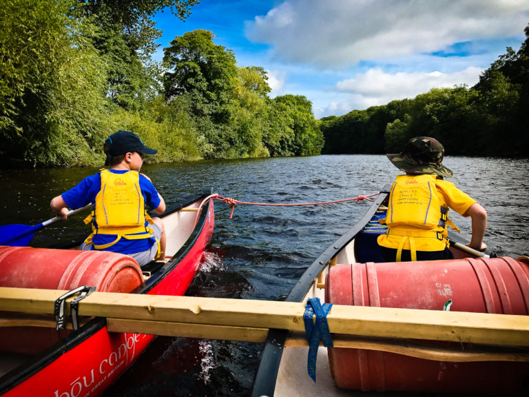 racquety farm family canoe adventure river wye